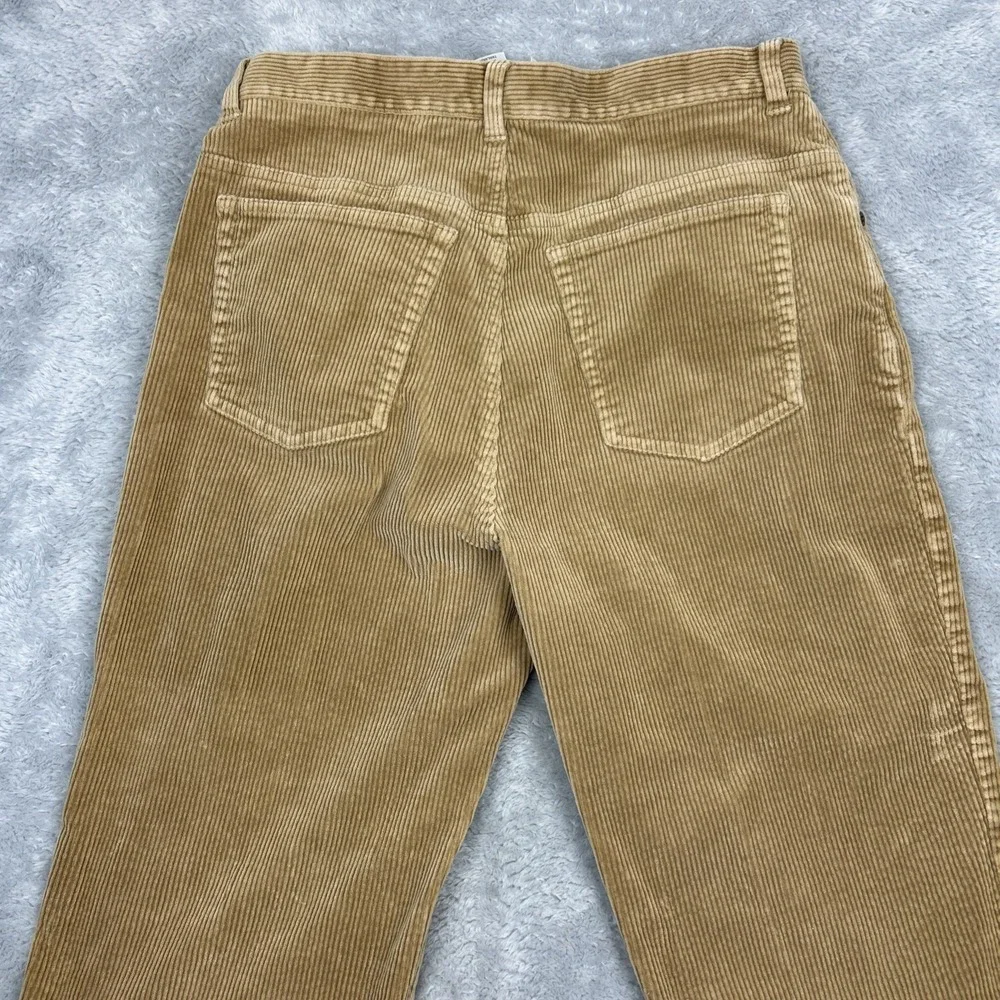 Women's Size 12 Wide Leg Corduroy Pants Tan Jones New York‎ Sport Classic